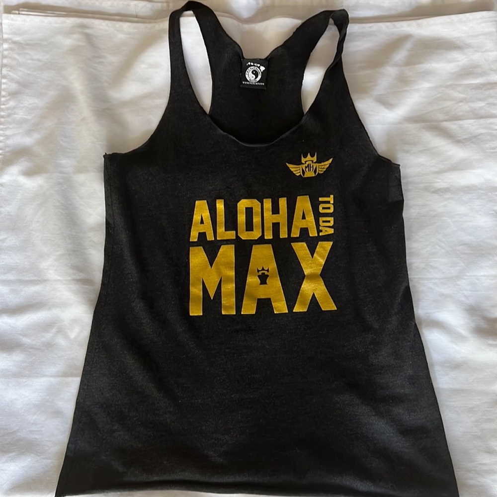 T & C Surf Aloha To Da Max racer back tank